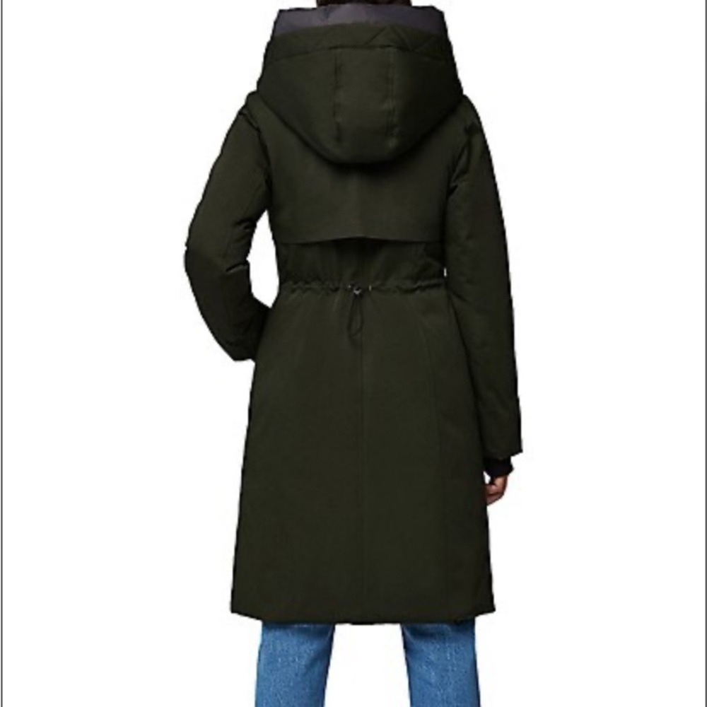 🥰🥰🥰 SOIA & KYO Samara-TD Semi-Fitted Classic Down Coat with Hood, size M - Picture 3 of 16